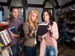 Image result for girls in bookstore"