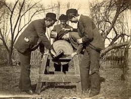 Keep your nose to the grindstone' - meaning and origin.