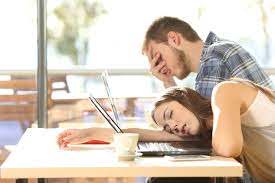 Tired students surrendering to fatigue - Strategic Psychology Canberra