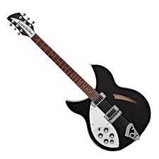 Rickenbacker 330 Left-Handed, Jetglo at Gear4music