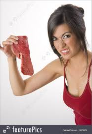 Disgust Emotions: Woman Raw Meat Hater - Stock Picture I3875973 at  FeaturePics
