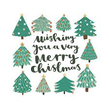 Trees Christmas Card Pack of 6 by Lauren Radley | Jersey Trees for Life